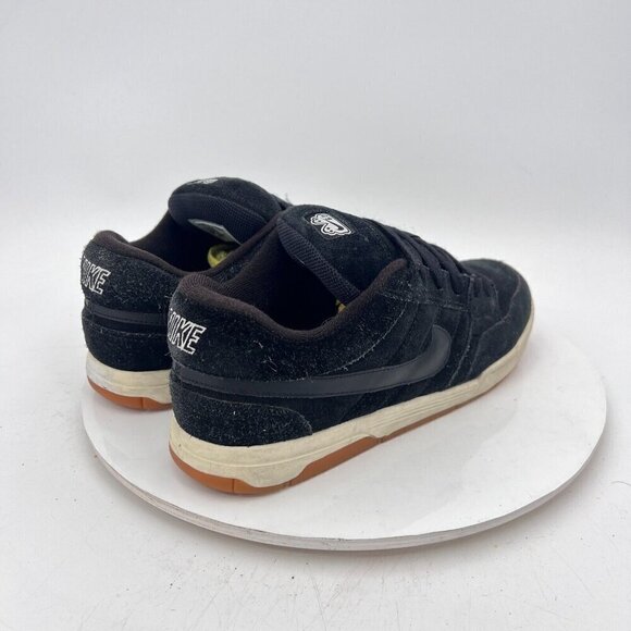 Nike Air Morgan 6.0 Youth Size 6.5Y Women 8 312279 001 Black Suede Low Shoes - Picture 5 of 13